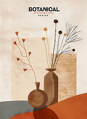 PSD 포스터 잎 일러스트 추상 사람없음 나뭇가지 빈티지 단순화된 베이지색 보테니컬아트 국내일러스트 나무 식물 컬러 컨셉 무늬 파일형식