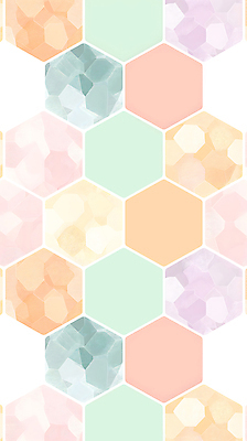 JPG 백그라운드 패턴 일러스트 사람없음 컬러풀 육각형 파스텔톤 헥사곤 국내일러스트 AI일러스트 AI콘텐츠 도형 컬러 무늬 파일형식