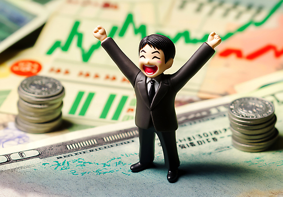 JPG 전신 편집이미지 남자 인형 생각 비즈니스 그래프 한명 정장 성인 금융 경제 기쁨 만세 비즈니스맨 엔 주식 사회이슈 디지털합성 상승 인물미니어처 수익 가치상승 동전탑 성인남자한명만 편집실사 AI포토 AI콘텐츠 1 옷 감정 컨셉 돈 모션 사람 쌓기 동전 미니어처 직장인 CG 남자한명만 성인남자만 파일형식