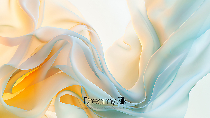 PSD 편집이미지 백그라운드 곡선 추상 사람없음 노란색 꿈 흐름 실크 웨이브 이미지편집 선 컬러 컨셉 무늬 직물 파일형식