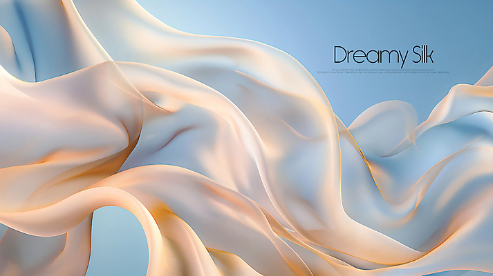 PSD 편집이미지 하늘색 백그라운드 곡선 추상 사람없음 꿈 흐름 실크 웨이브 이미지편집 선 컨셉 무늬 파란색 직물 파일형식