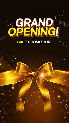PSD 템플릿 리본 이벤트 사람없음 세일 금색 화려 황금 매듭 오픈행사 이미지템플릿 컬러 컨셉 오픈 파일형식