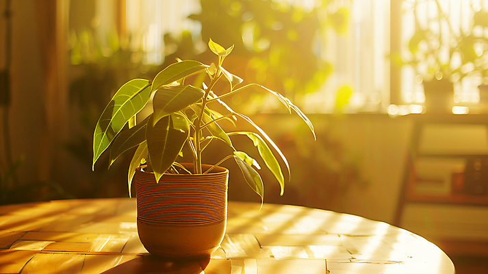 JPG 편집이미지 화분 화초 창문 탁자 사람없음 햇빛 평화 카피스페이스 편집실사 AI포토 AI콘텐츠 식물 가구 컨셉 태양 공백 CG 파일형식