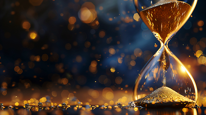 JPG 편집이미지 사람없음 황금 모래시계 오브젝트 보케 편집실사 AI포토 AI콘텐츠 모래 시계 CG 파일형식
