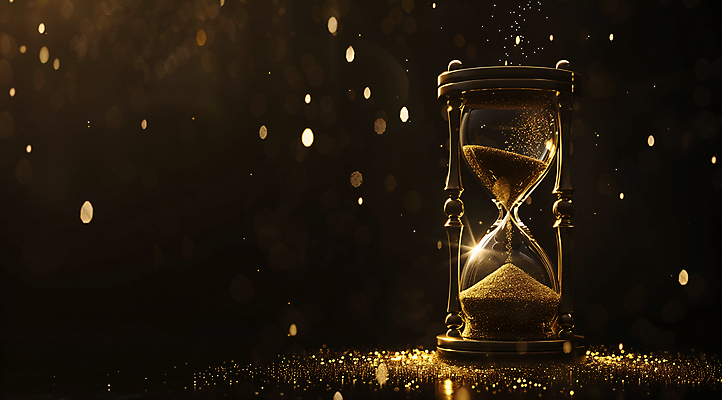 JPG 편집이미지 사람없음 황금 모래시계 오브젝트 보케 편집실사 AI포토 AI콘텐츠 모래 시계 CG 파일형식