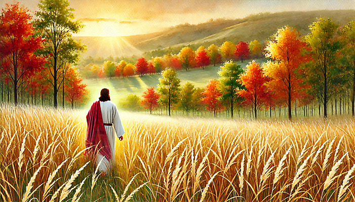 JPG 전신 남자 기독교 일러스트 자연 수채화 산 갈대 한명 성인 태양 예수 성인남자한명만 국내일러스트 AI일러스트 AI콘텐츠 자연요소 식물 1 종교 사람 신_종교 생태계 남자한명만 성인남자만 파일형식