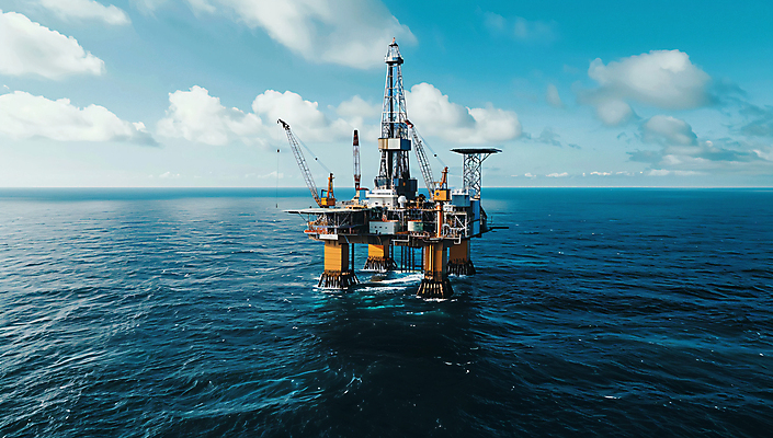 JPG 구름 편집이미지 바다 사람없음 에너지 분위기 석유 동해 탐사 자원 시추선 편집실사 AI포토 AI콘텐츠 자연요소 컨셉 한국 CG 파일형식