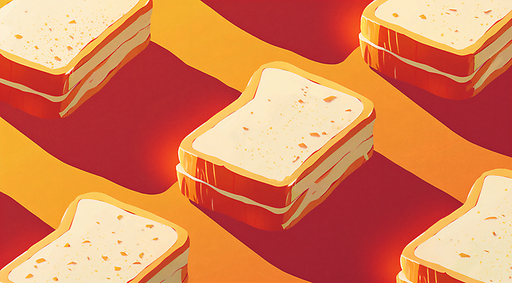 PSD 백그라운드 패턴 일러스트 사람없음 갈색 식빵 타일 감성 국내일러스트 빵 컬러 컨셉 무늬 파일형식