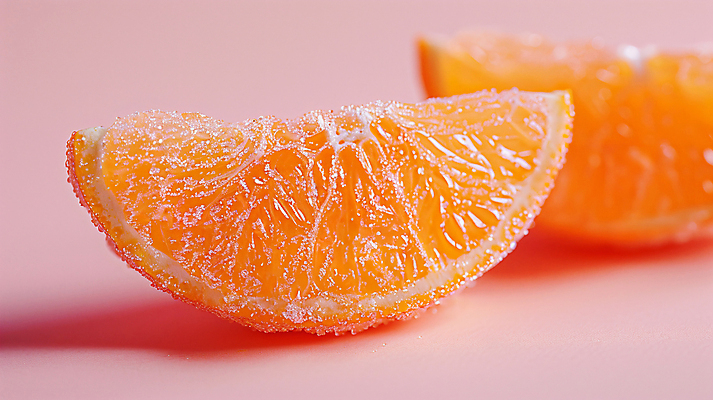 JPG 편집이미지 오렌지 디저트 사람없음 달콤 설탕 디지털합성 젤리 콜라겐 편집실사 AI포토 AI콘텐츠 음식 과일 맛 CG 단백질 파일형식