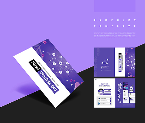 템플릿 ZIP 과학 비즈니스 그래프 세포 현미경 실험 팜플렛 사람없음 보라색 인포그래픽 연구실 DNA 연구원 비커 원자 바이오 실린더 인디자인 IDML 이미지템플릿 직업 컬러 실험기구 생명공학 파일형식