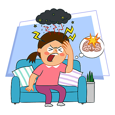 여자 화분 말풍선 쿠션 일러스트 스트레스 한명 성인 파란색 소파 번개 먹구름 뇌 괴로움 두통 편두통 성인여자한명만 국내일러스트 AI파일 1 감정 컬러 의자 날씨 사람 고통 질병 여자한명만 성인여자만 파일형식 벡터 구름_자연