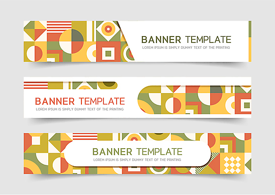 모양 템플릿 배너 배너템플릿 가로배너 패턴 추상 사람없음 컬러풀 가을 현수막 기하학 배너세트 AI파일 계절 컬러 무늬 가로 세트 파일형식 벡터