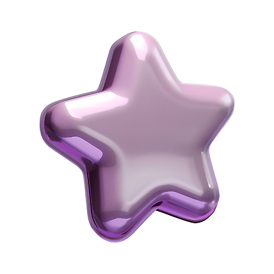 PSD 아이콘 별 사람없음 장식 3D아이콘 보라색 알림 입체 질감 다꾸 편집3D 자연요소 컬러 3D 신조어 약어 파일형식