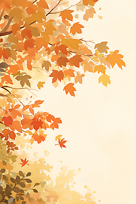 JPG 나무 포스터 낙엽 일러스트 자연 수채화 풍경 사람없음 평화 주황색 가을 감성 국내일러스트 AI일러스트 AI콘텐츠 식물 계절 컬러 컨셉 잎 생태계 파일형식