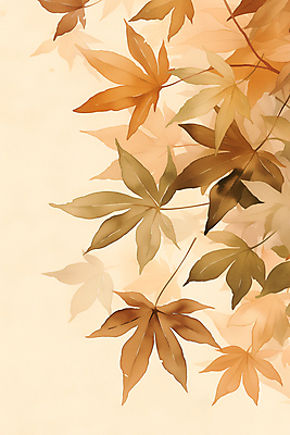 JPG 나무 포스터 낙엽 일러스트 자연 수채화 풍경 사람없음 갈색 평화 가을 감성 국내일러스트 AI일러스트 AI콘텐츠 식물 계절 컬러 컨셉 잎 생태계 파일형식