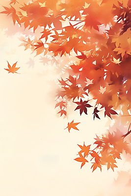 JPG 나무 포스터 낙엽 일러스트 자연 수채화 풍경 사람없음 평화 주황색 가을 감성 국내일러스트 AI일러스트 AI콘텐츠 식물 계절 컬러 컨셉 잎 생태계 파일형식