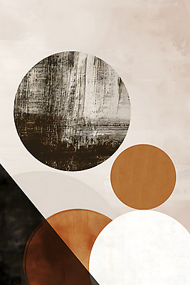 JPG 디자인 포스터 일러스트 추상 산 사람없음 그래픽 갈색 고요 원형 언덕 모던 기하학 미니멀 국내일러스트 AI일러스트 AI콘텐츠 도형 컬러 무늬 파일형식