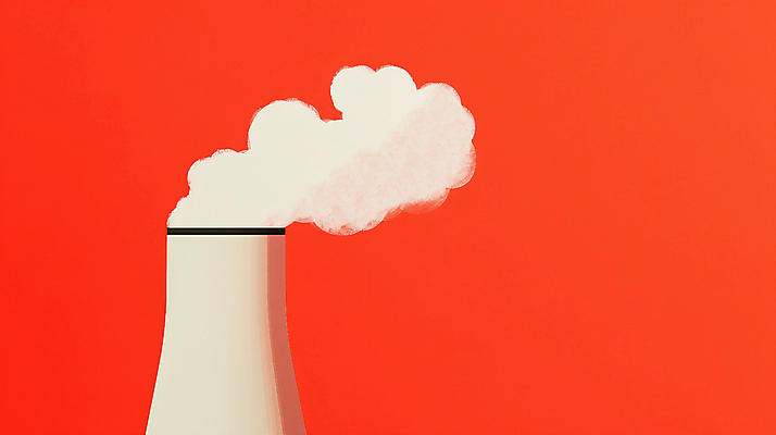 JPG 산업 일러스트 공장 굴뚝 사람없음 환경 주황색 발전소 에너지 환경오염 연기 원자력 산업화 국내일러스트 AI일러스트 AI콘텐츠 컬러 컨셉 공업 파일형식