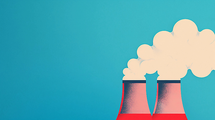 JPG 산업 일러스트 공장 굴뚝 사람없음 파란색 환경 발전소 에너지 환경오염 연기 원자력 산업화 국내일러스트 AI일러스트 AI콘텐츠 컬러 컨셉 공업 파일형식