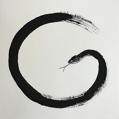 JPG 예술 선 상징 일러스트 붓터치 추상 새해 사람없음 평화 검은색 고요 원형 뱀띠 뱀 심볼 동양화 순환 심플 미니멀 을사년 국내일러스트 AI일러스트 AI콘텐츠 도형 컬러 컨셉 무늬 파충류 모션 미술 십이지신 파일형식 2025년