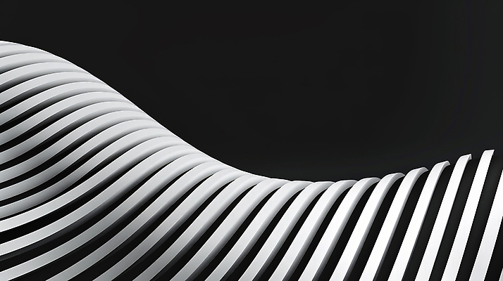 JPG 편집이미지 디자인 예술 패턴 곡선 추상 사람없음 검은색 모던 웨이브 기하학 미니멀 편집3D AI컴퓨터그래픽 AI콘텐츠 선 컬러 무늬 3D 파일형식