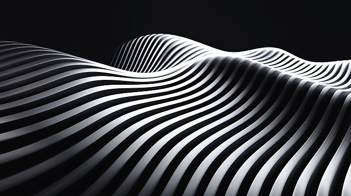 JPG 편집이미지 디자인 예술 패턴 곡선 추상 사람없음 검은색 모던 웨이브 기하학 미니멀 편집3D AI컴퓨터그래픽 AI콘텐츠 선 컬러 무늬 3D 파일형식