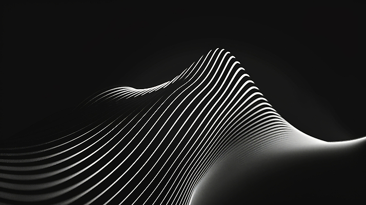 JPG 편집이미지 디자인 예술 패턴 곡선 추상 사람없음 검은색 모던 웨이브 기하학 미니멀 편집3D AI컴퓨터그래픽 AI콘텐츠 선 컬러 무늬 3D 파일형식