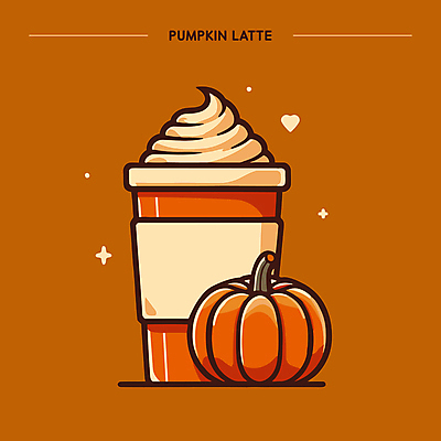 일러스트 호박 사람없음 주황색 카페 할로윈 가을 달콤 라떼 컵홀더 테이크아웃컵 휘핑크림 국내일러스트 AI파일 계절 커피 컬러 채소 컵 상점 맛 크림 홀더 휘핑 파일형식 벡터