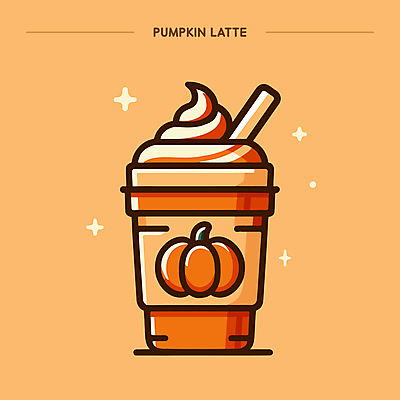 일러스트 호박 빨대 사람없음 주황색 카페 할로윈 가을 달콤 라떼 컵홀더 테이크아웃컵 휘핑크림 국내일러스트 AI파일 계절 커피 컬러 채소 컵 상점 맛 크림 홀더 휘핑 파일형식 벡터