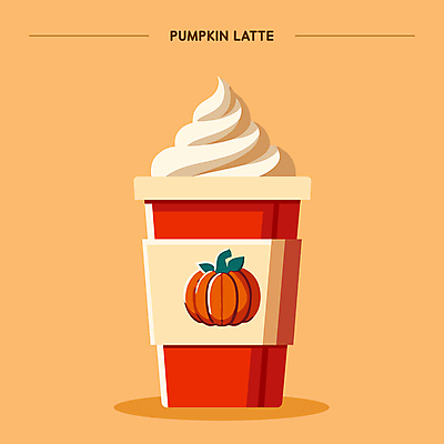 일러스트 호박 사람없음 주황색 카페 할로윈 가을 달콤 라떼 컵홀더 테이크아웃컵 휘핑크림 국내일러스트 AI파일 계절 커피 컬러 채소 컵 상점 맛 크림 홀더 휘핑 파일형식 벡터