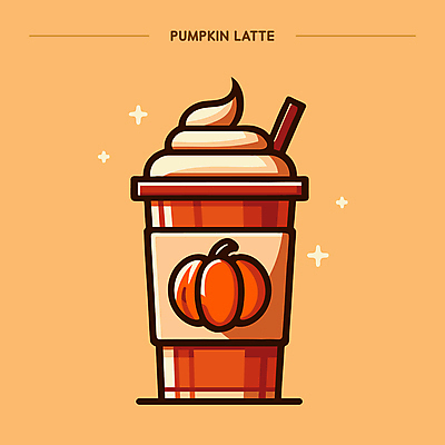 일러스트 호박 빨대 사람없음 주황색 카페 할로윈 가을 달콤 라떼 컵홀더 테이크아웃컵 휘핑크림 국내일러스트 AI파일 계절 커피 컬러 채소 컵 상점 맛 크림 홀더 휘핑 파일형식 벡터