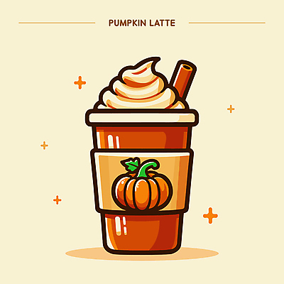 일러스트 호박 빨대 사람없음 주황색 카페 할로윈 가을 달콤 라떼 컵홀더 테이크아웃컵 휘핑크림 국내일러스트 AI파일 계절 커피 컬러 채소 컵 상점 맛 크림 홀더 휘핑 파일형식 벡터