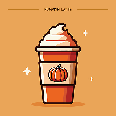 일러스트 호박 사람없음 주황색 카페 할로윈 가을 달콤 라떼 컵홀더 테이크아웃컵 휘핑크림 국내일러스트 AI파일 계절 커피 컬러 채소 컵 상점 맛 크림 홀더 휘핑 파일형식 벡터