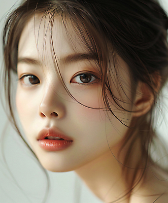 JPG 모델 편집이미지 여자 얼굴 한명 성인 화장 흰색 우아함 성형수술 피부 피부관리 의료성형뷰티 성인여자한명만 편집실사 AI인물포토 AI콘텐츠 1 컬러 컨셉 사람 신체부위 뷰티 수술 CG 여자한명만 성인여자만 파일형식 AI포토