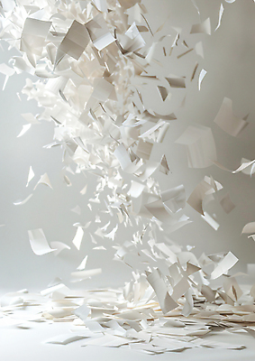 JPG 편집이미지 종이 조각 사람없음 흰색 오브젝트 디자인소스 목업 카피스페이스 흩날리기 편집실사 AI포토 AI콘텐츠 컬러 모션 공백 CG 파일형식 편집소스