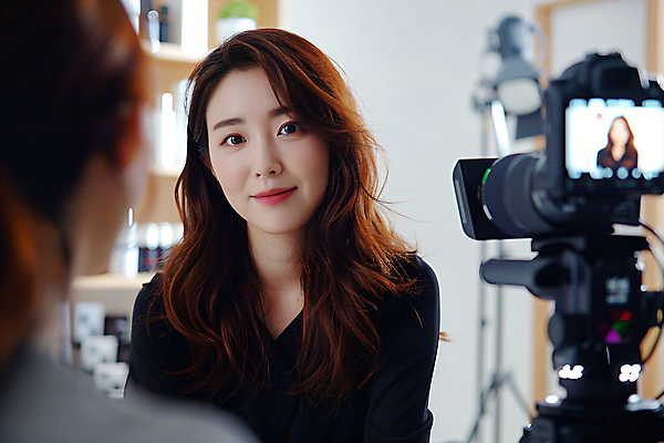 JPG 편집이미지 여자 성인 두명 쇼핑 판매 카메라 검은색 촬영 인터뷰 마케팅 소셜네트워크 의료성형뷰티 성인여자만 성인여자한명만 인플루언서 편집실사 AI인물포토 AI콘텐츠 컬러 사람 전자제품 CG 여자만 여자한명만 성인만 파일형식 유명인 AI포토