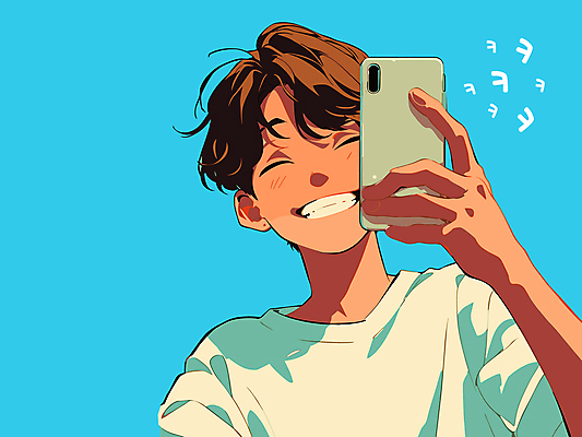 남자 하늘색 일러스트 한명 웃음 들기 상반신 성인 라이프 스마트폰 즐거움 키읔 성인남자한명만 국내일러스트 AI파일 1 감정 모션 표정 사람 생활 파란색 핸드폰 스마트기기 자음 남자한명만 성인남자만 파일형식 벡터