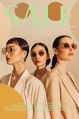 도형 PSD 백인 모델 편집이미지 여자 패션 포스터 상반신 성인 세명 선글라스 세일 가을 베이지색 의료성형뷰티 성인여자만 이미지편집 서양인 계절 안경 컬러 사람 여자만 성인만 파일형식