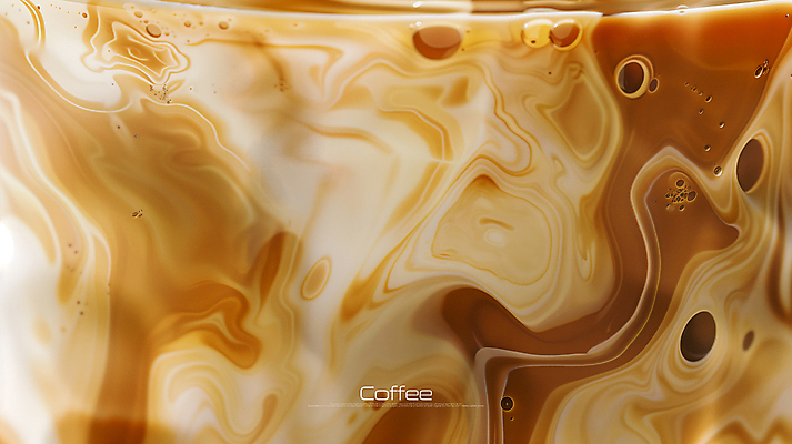 PSD 편집이미지 커피 근접촬영 사람없음 거품 라떼 밀크커피 2025년 트렌드컬러 이미지편집 편집실사 모카무스 음료 뷰포인트 컬러 연도 CG 파일형식