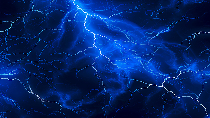 JPG 편집이미지 하늘 사람없음 파란색 어둠 번개 편집실사 AI컴퓨터그래픽 AI콘텐츠 컬러 날씨 CG 파일형식