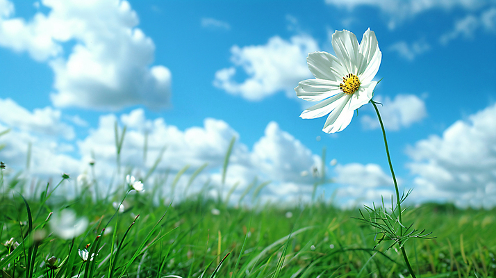 JPG 구름 편집이미지 자연 하늘 잔디 사람없음 평화 맑음 가을 코스모스 편집실사 AI컴퓨터그래픽 AI콘텐츠 자연요소 식물 계절 꽃 컨셉 날씨 CG 생태계 파일형식