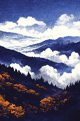 JPG 구름 단풍 일러스트 자연 하늘 단풍나무 산 풍경 사람없음 가을 국내일러스트 AI일러스트 AI콘텐츠 자연요소 나무 계절 잎 생태계 파일형식