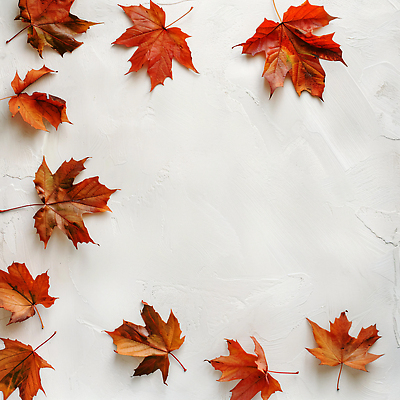 JPG 무료이미지 편집이미지 벽 단풍 낙엽 사람없음 가을 테두리 흰배경 카피스페이스 편집실사 AI포토 AI콘텐츠 계절 백그라운드 잎 공백 흰색 CG 파일형식 무료콘텐츠