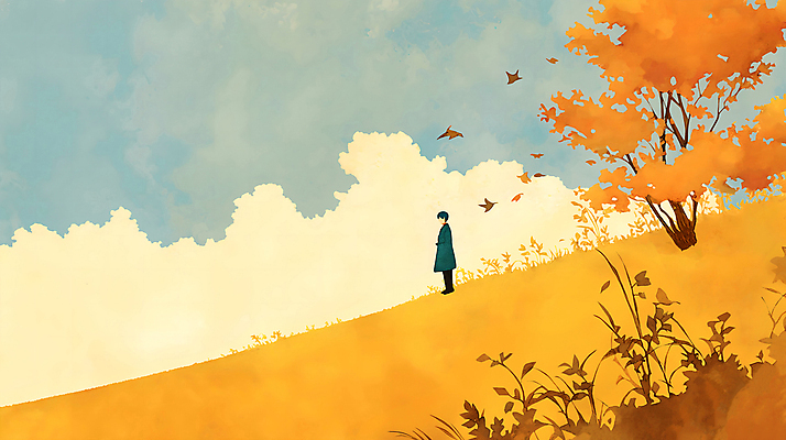 전신 PSD 구름 남자 단풍 낙엽 일러스트 자연 단풍나무 나뭇잎 한명 풍경 성인 주황색 가을 감성 내리막 성인남자한명만 국내일러스트 자연요소 나무 1 계절 컬러 컨셉 잎 사람 생태계 남자한명만 성인남자만 파일형식