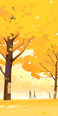 전신 PSD 남자 낙엽 가로등 일러스트 자연 나뭇잎 사람 풍경 성인 세명 노란색 가을 은행잎 은행나무 감성 성인남자만 국내일러스트 나무 계절 공공시설 컬러 컨셉 잎 생태계 남자만 성인만 파일형식