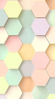 JPG 편집이미지 백그라운드 패턴 사람없음 패턴백그라운드 육각형 파스텔 허니콤 헥사곤 편집실사 AI컴퓨터그래픽 AI콘텐츠 모양 도형 무늬 학용품 CG 파일형식