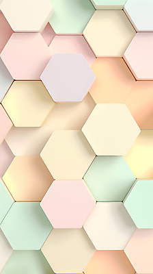 JPG 편집이미지 백그라운드 패턴 사람없음 패턴백그라운드 육각형 파스텔 허니콤 헥사곤 편집실사 AI컴퓨터그래픽 AI콘텐츠 모양 도형 무늬 학용품 CG 파일형식