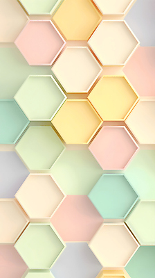 JPG 편집이미지 백그라운드 패턴 사람없음 패턴백그라운드 육각형 파스텔 허니콤 헥사곤 편집실사 AI컴퓨터그래픽 AI콘텐츠 모양 도형 무늬 학용품 CG 파일형식