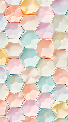 JPG 편집이미지 백그라운드 패턴 사람없음 패턴백그라운드 육각형 파스텔 허니콤 헥사곤 편집실사 AI컴퓨터그래픽 AI콘텐츠 모양 도형 무늬 학용품 CG 파일형식