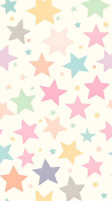 JPG 별 백그라운드 패턴 일러스트 사람없음 파스텔톤 국내일러스트 AI일러스트 AI콘텐츠 자연요소 컬러 무늬 파일형식